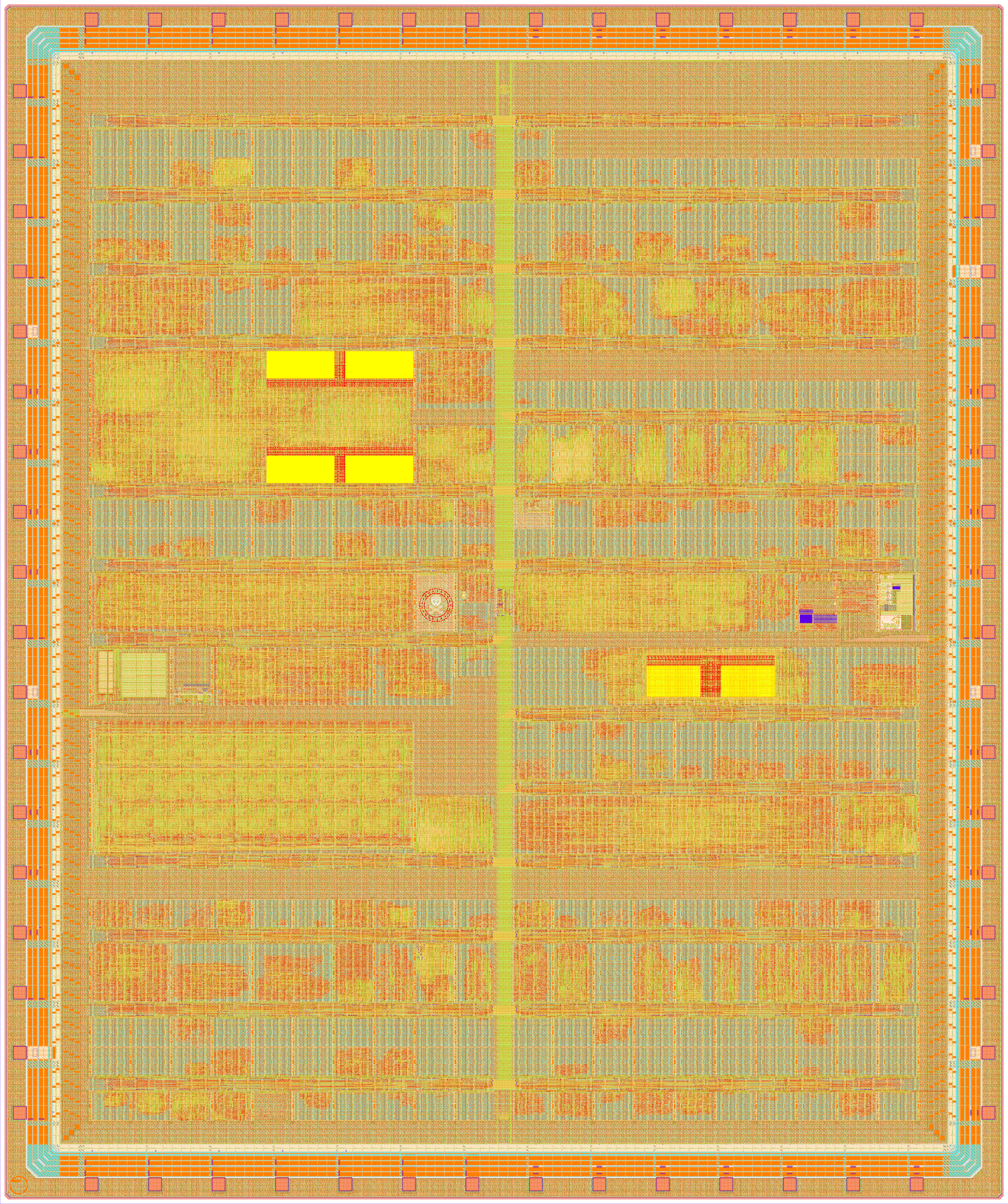 Tiny Tapeout shuttle chip `ihp26a` render.<br>Source: https://github.com/TinyTapeout/tinytapeout-chip-renders